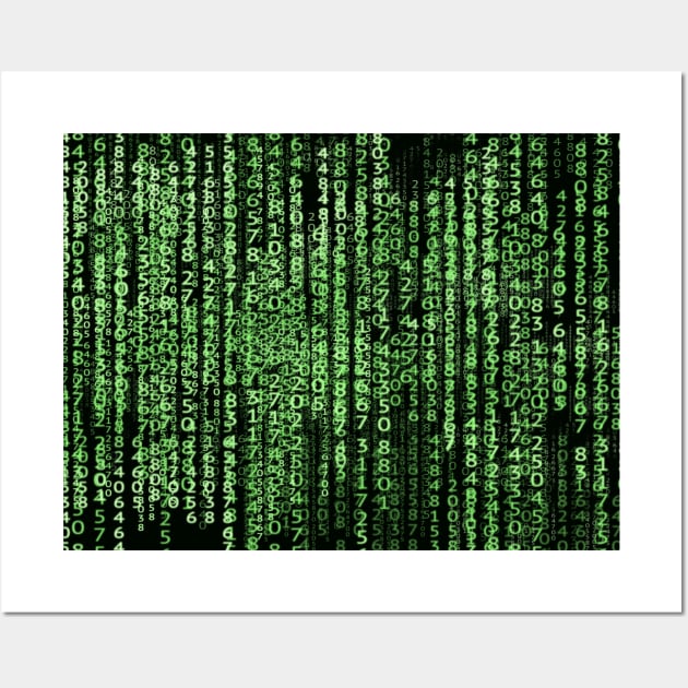 Matrix pattern Wall Art by Ranp